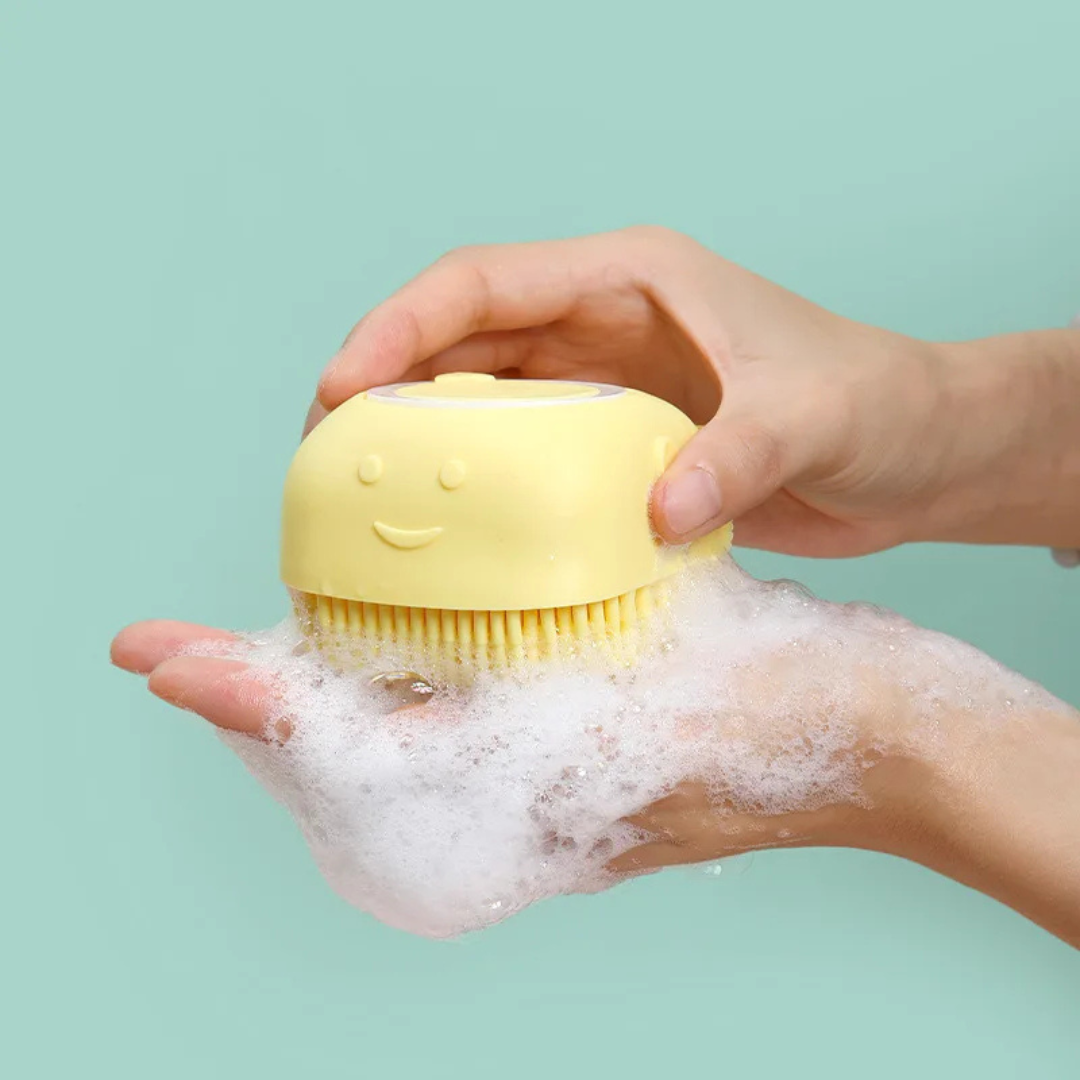 PuppyWash - Cepillo para Baño con Dispensador