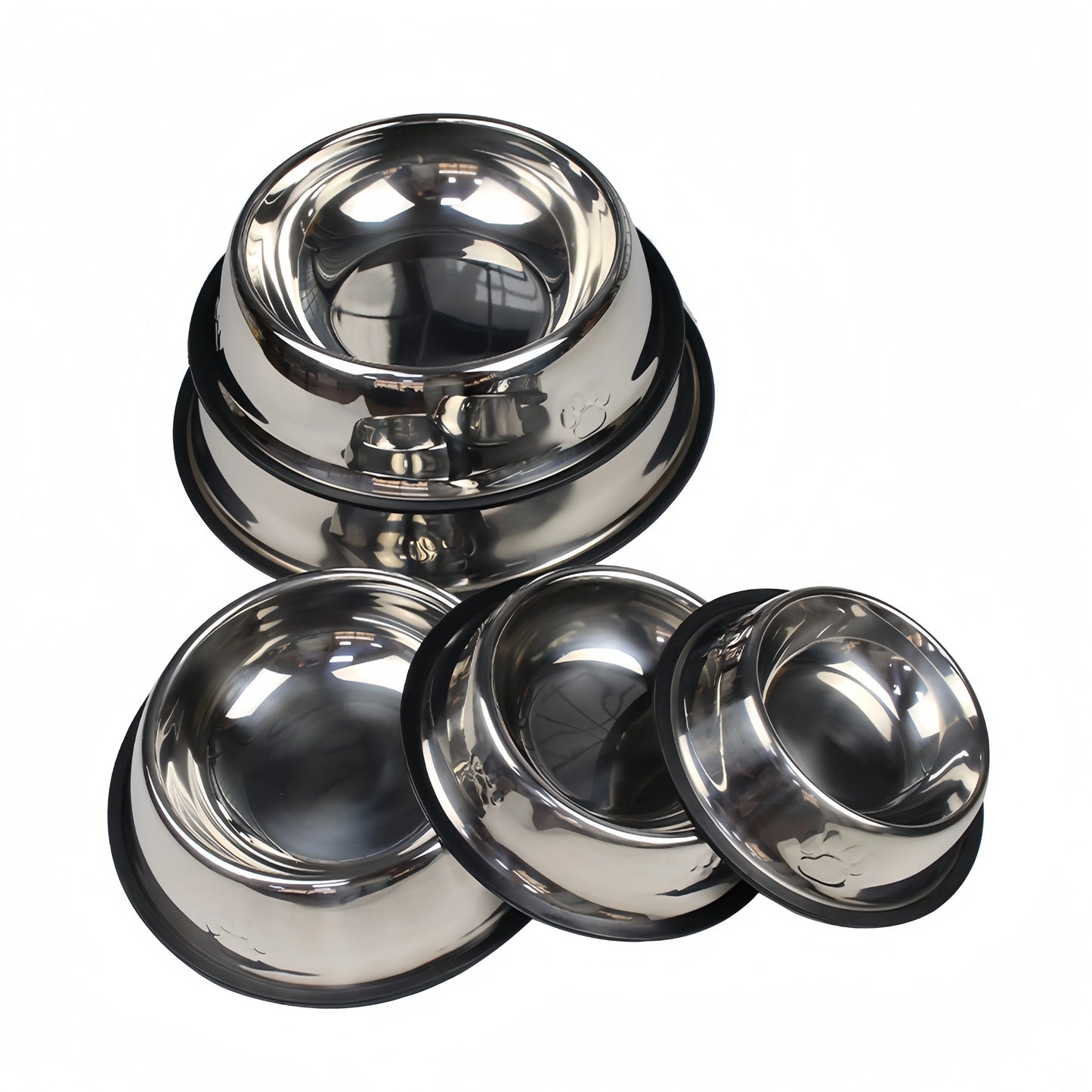 Comedero de Acero Inoxidable para Perros/Gatos