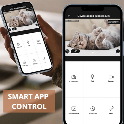 Comedero para Gatos Automático con Cámara de Video - Rojeco